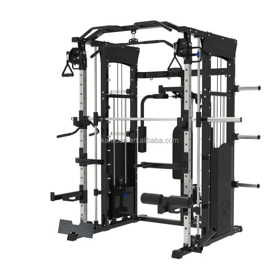 Professional Multi Functional  Gym Equipment Exercise Multiple functional Smith Machine