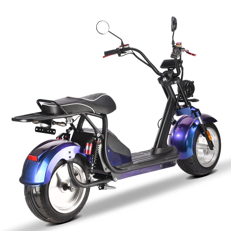 EEC and COC approval Fat Tire Lithium battery Electric Citycoco scooter 2000 w