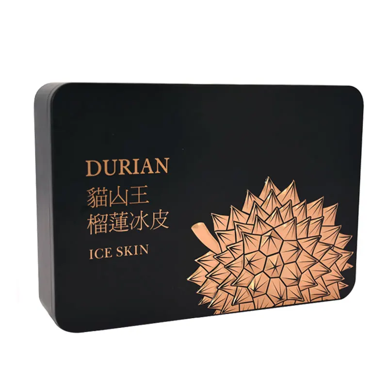 Top quality square tin Smooth  tin box Exquisite relief design Mooncake tin box Debossed swirl design Exquisite relief design