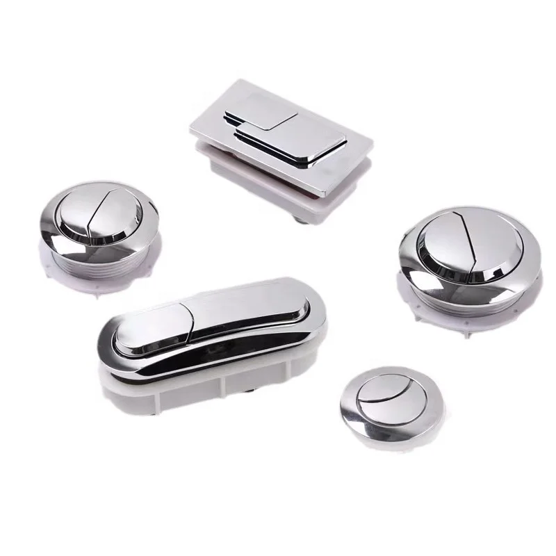 Medyag Wholesale Toilet Parts Flush Button Round Square Dual Flush Bathroom Toilet Accessories