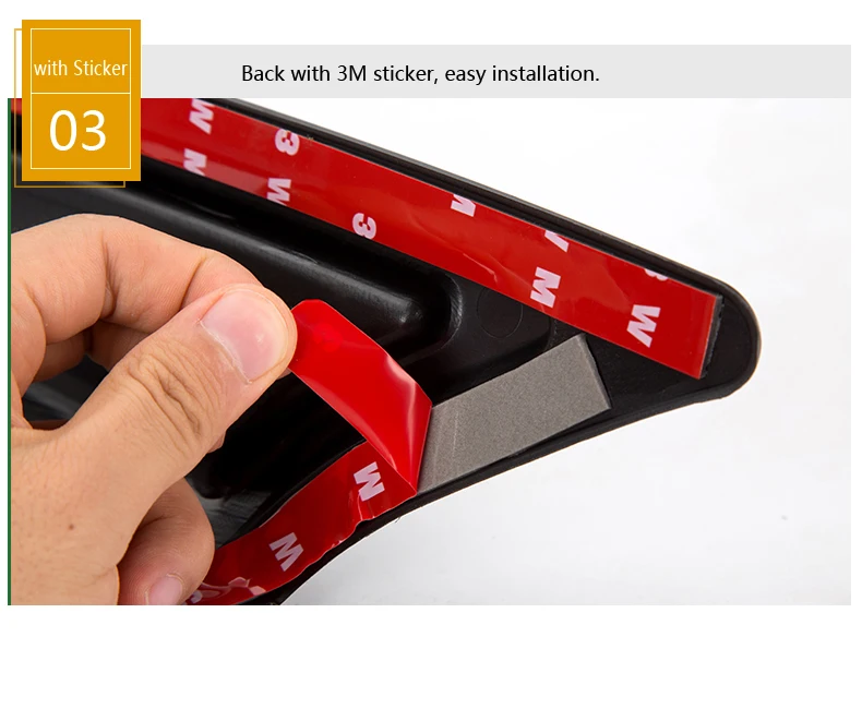 China Car Parts Wholesale Car Accessories Gloss Black Spare Parts Rear Bumper Diffuser Lip For Honda Accord 2018-2020