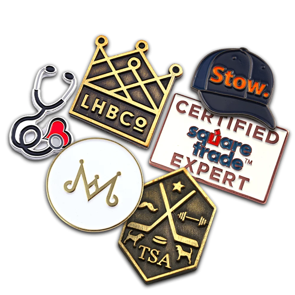 Значок с логотипом на заказ, Металлический Эмалированный значок на лацкан