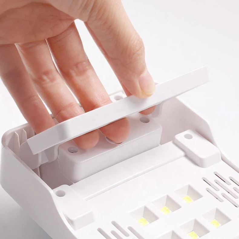 72w New Arrival Nail Arm Rest Hand Cushion Pillow Dryer Machine Custom Blue Double Hand Nail Lamp