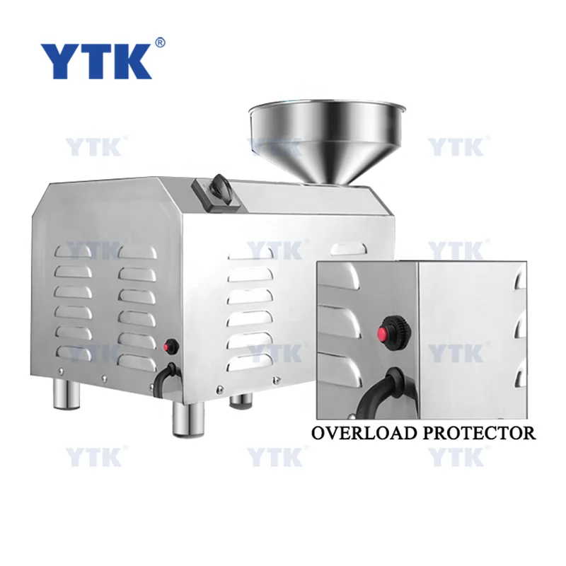 YTK- 2200 2.2KW High Efficiency Stainless Steel Commercial Flour Mill Mini Electric Grain Wheat Powder Grinder Machine For Home
