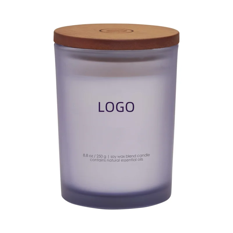 Custom Logo Home Fragrance Aromatic Candles Scented Luxury Jars Natural Soy Wax Scented Candles With Lid
