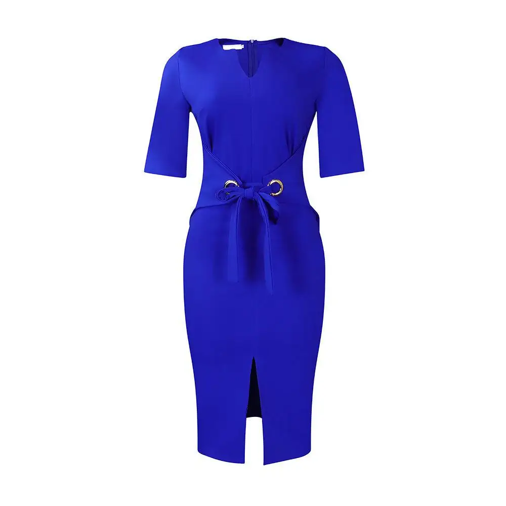 OEM Women Custom Summer Sleeveless Fitted A Line Pleated Dresses Classic Soft Cotton Elegant Solid Black Halter Mini Dresses