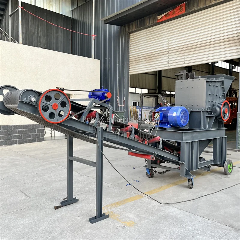 Factory direct sales large caliber box crusher rock ore square box crusher