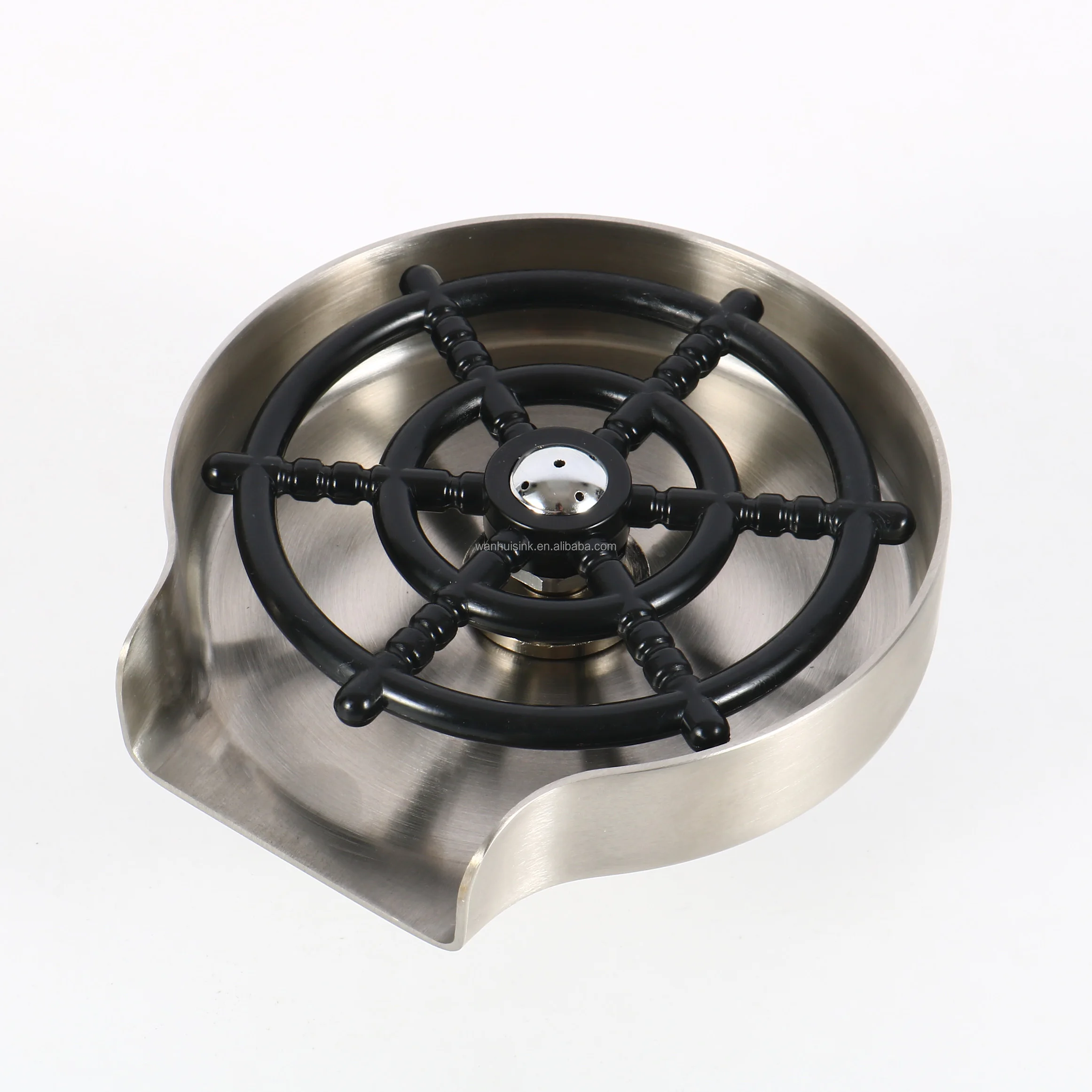 Barista tools cup cleaner bottle washer 304 stainless steel glass rinser for kitchen sink