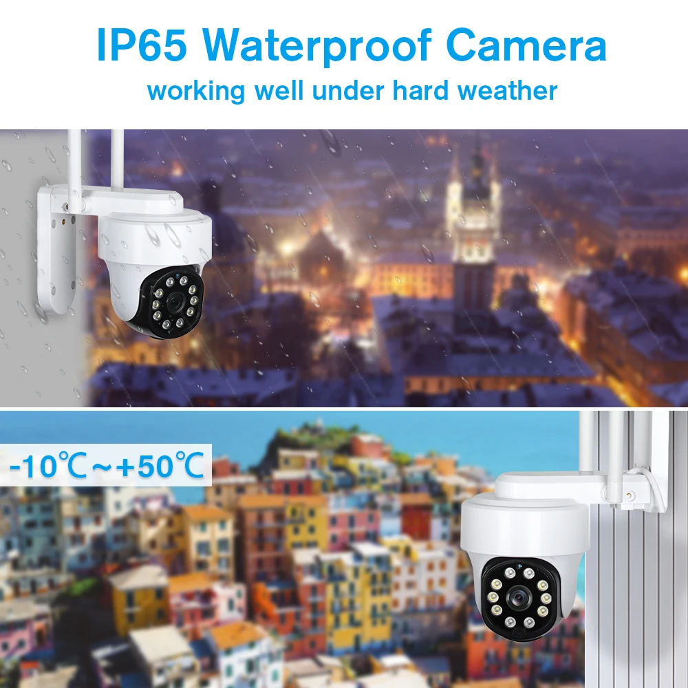 Whole Sale Cheap Full HD 1080P Wireless PTZ IP Camera Full Colour Night Vision Security Camera wifi