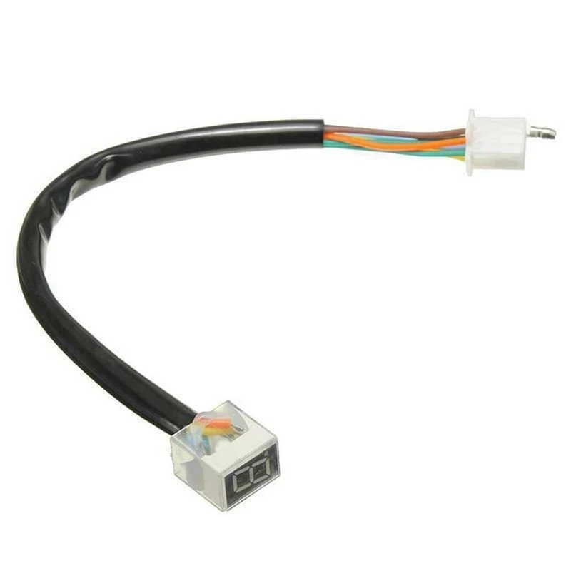 Universal Motorcycle LED Digital Gear Indicator Display 6 Speed Gear Off-Road Light Lever Sensor High Quality Auto Dropshipping