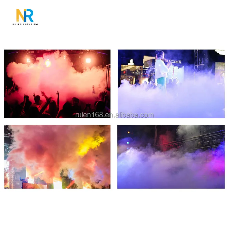 High Quality 3PCS Led 500W Smoke Machine RGB Wireless Control Fog Machine
