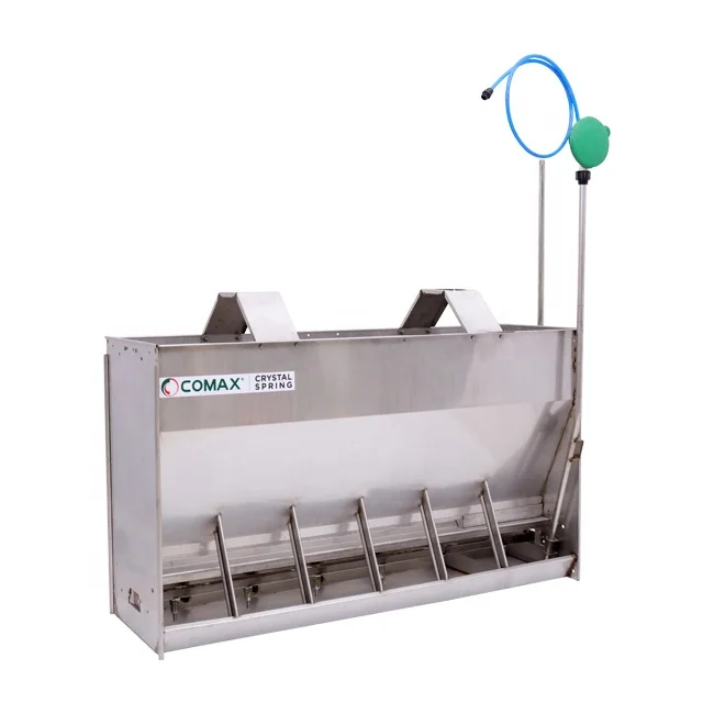 Good livestock equipment SS feeder trough for sow in pig farm