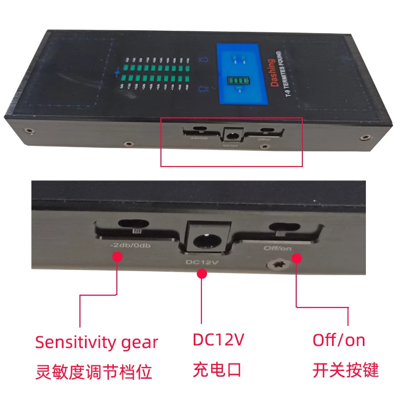 Image termite detector termite visual detector Ultrasonic Detection tool for termites