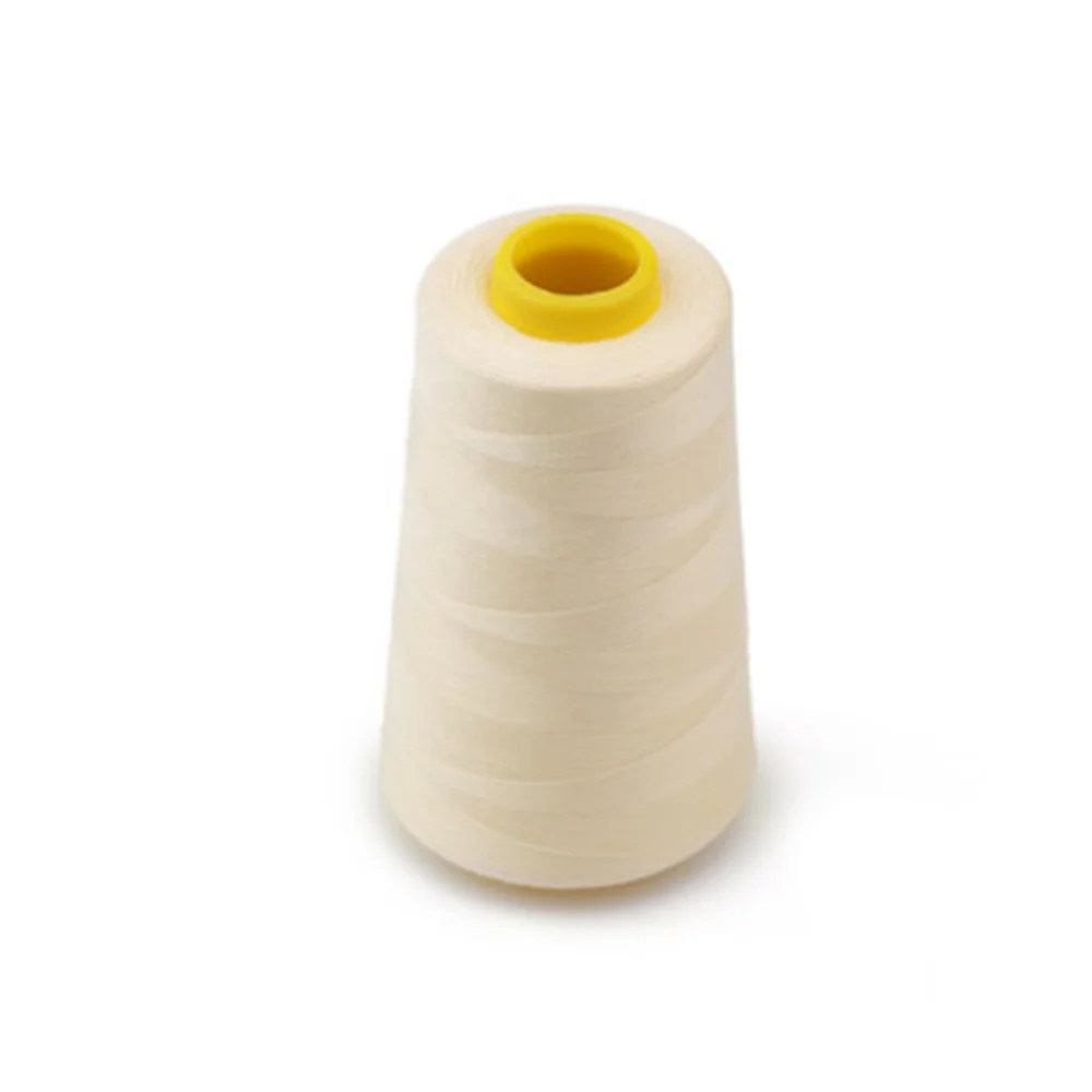Textile Sewing Thread 100% Polyester Spools 40/2 3000 yards/cone Spools Overlock Cone for Hand&Machine Sewing