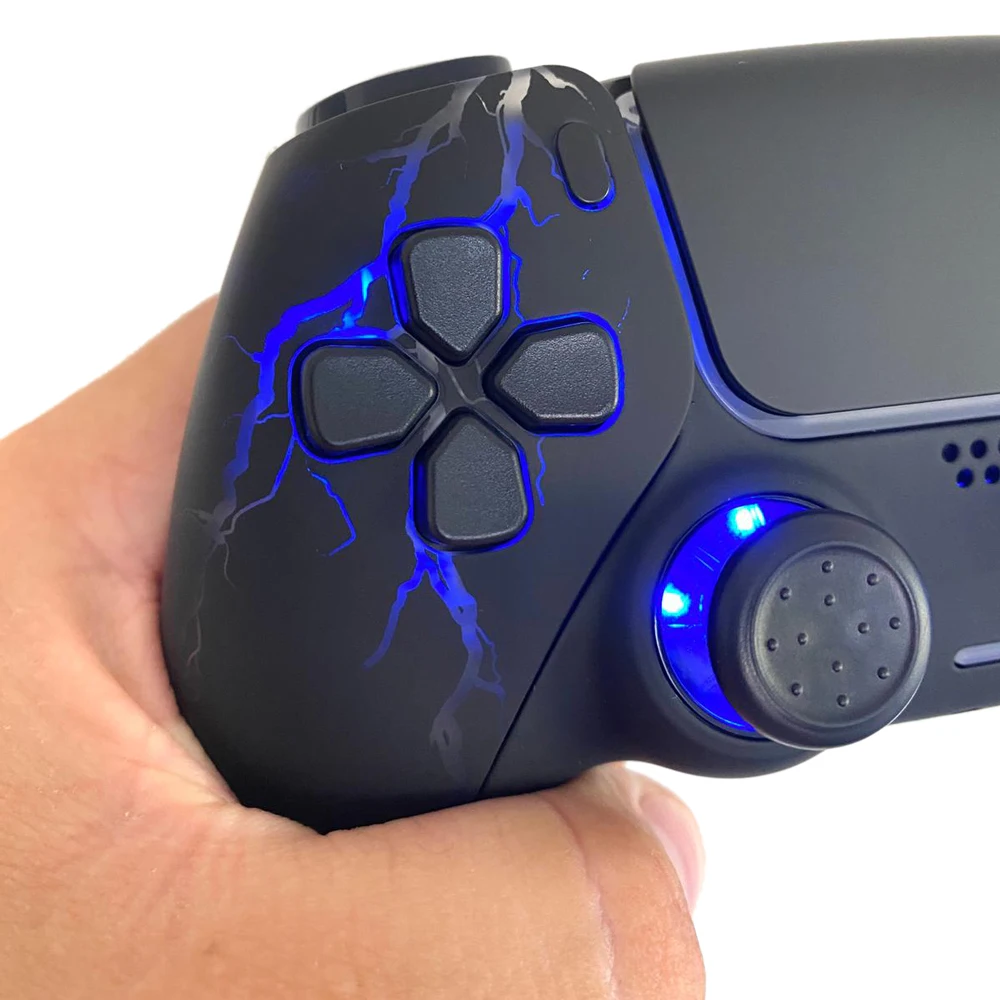 New Release Replacement For Play Station5 Wireless Controller Joystick Button Kits  LED Shell Cases For PS5 Game Accessories