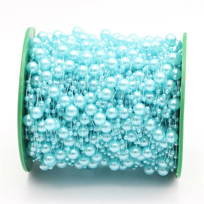 5 м/уп. рыболовная леска, жемчужные бусины, цепочка, искусственная гирлянда, цветы, свадебное украшение для невесты C0504