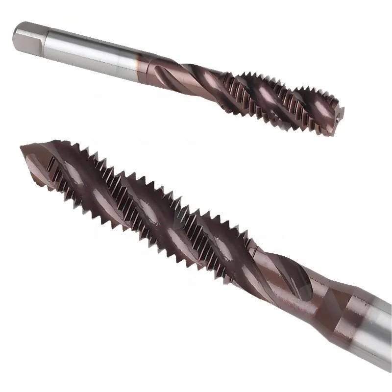 Brand New Threading Tool Spiral Flute Machine Taps Thread Forming Steel Bronze Coating OEM Customized  HSS Thread Taps For SS