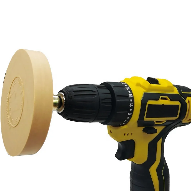 Eraser wheel diy car sticker remover sticker adhesive remover label and sticker remover tool  for drill grinder tool