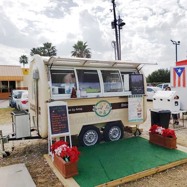 Small Coffee Trucks for Business Food Truck Catering Trailers Van Australian Standard