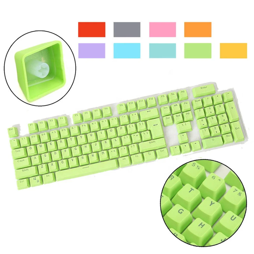  Новое поступление 104 клавиши Doubleshot PBT для клавиатуры пустые проводных USB-переключателей Cherry