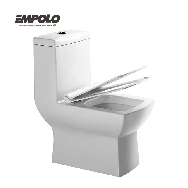 Empolo vaso sanitario wc toilette Ceramic Bathroom S-trap One Piece Sanitary Ware Toilet price bathroom toilet and sink set