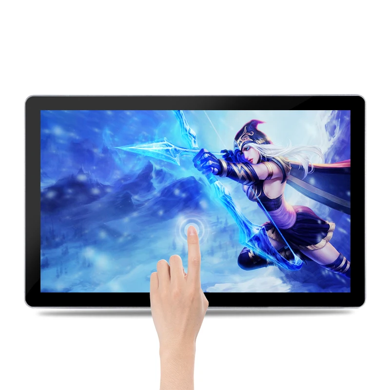 2K 4K Screen 21.5 Inch Lcd Video Wall Lcd Panel Advertising Screen Monitor Digital Signage For Store