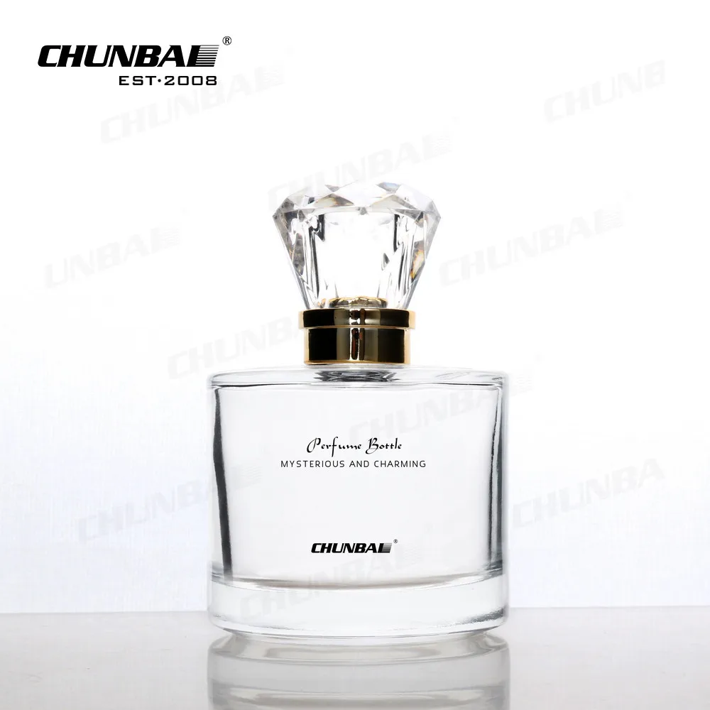 Hot sale white pink perfume display bottle 50ml empty bottle perfume with fine mist sprayer 30ml perfume bottle