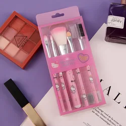 Factory Direct Cosmetic Brush Kit Makeup Brush Set 5pcs Kitty Cat Hello Kitty Synthetic Hair 30 Sets