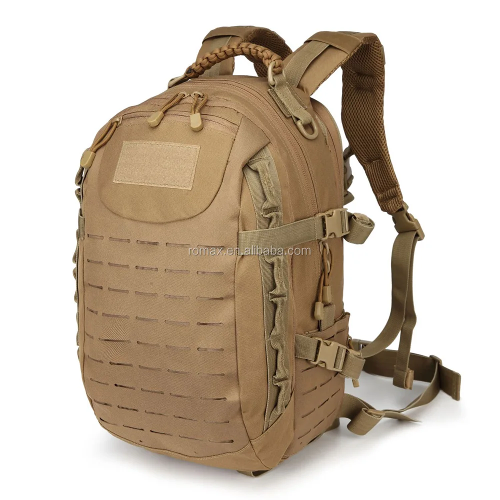 500D Cordura Custom Waterproof Laser Cut backpack Tactical Dragon Egg Training Backpack with Molle System