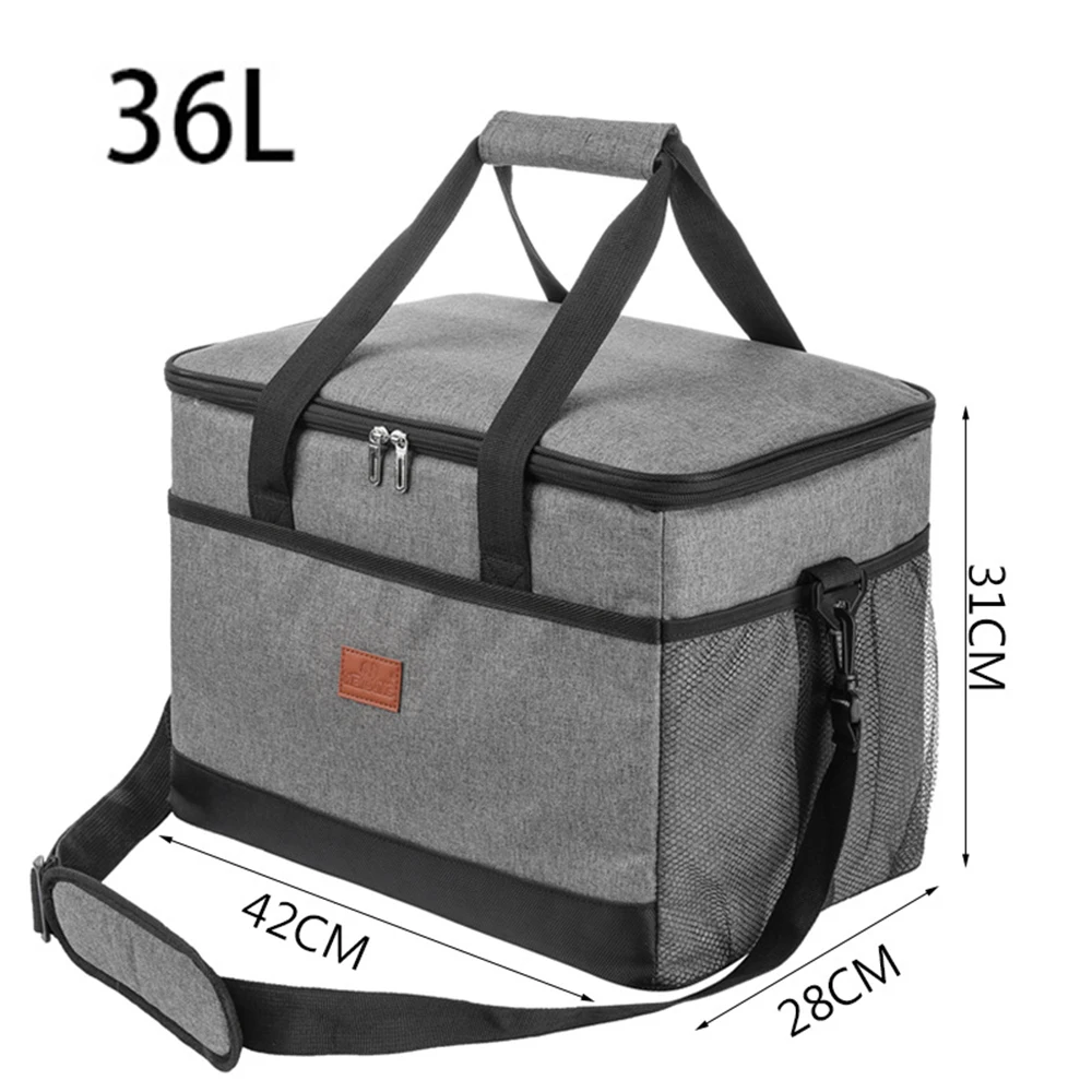 
New Japanese and Korean style insulation bag Thick canvas insulation package portable aluminum foil lunch bag 