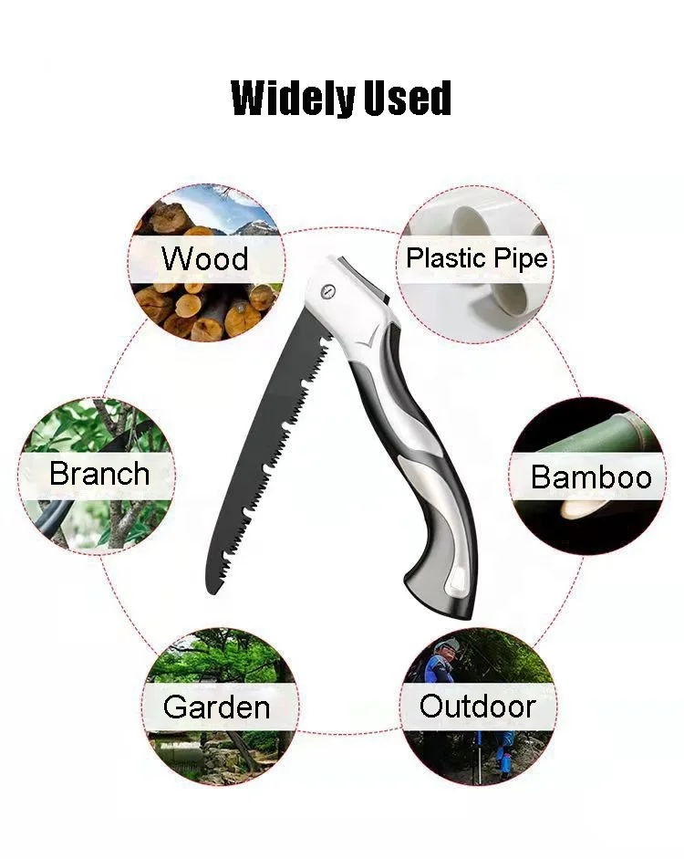 Upgrade Pole Saws Tree Trimming Wood Cutter Camping Hand Saw Professional Pruning Hand Saw Portable Foldable Garden Tools