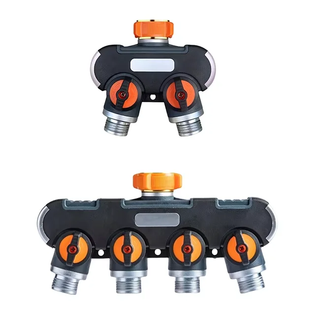 Factory Direct Sell  2 Way Heavy Duty metal Y Splitter  3/4 inch Thread Faucet Splitter