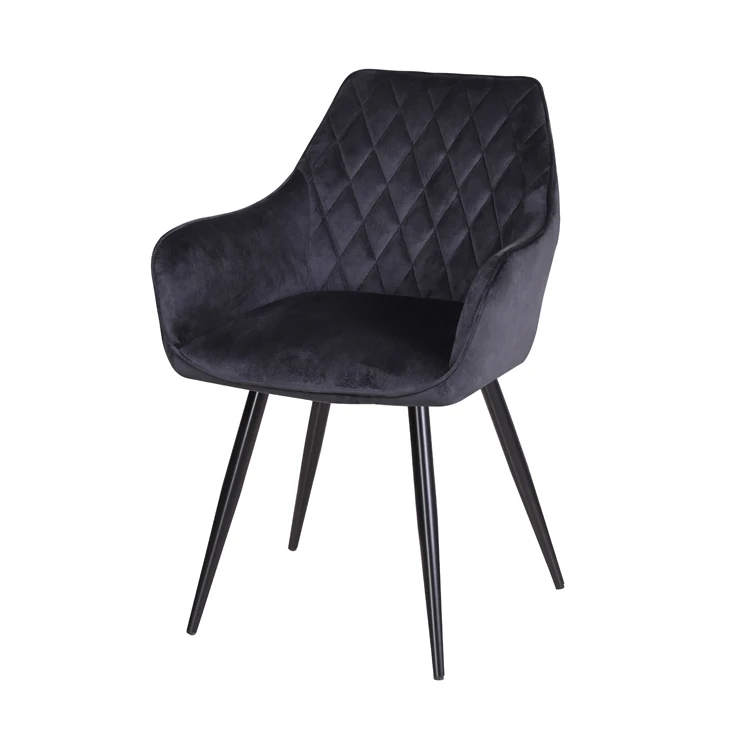 Стул для столовой, роскошный бархатный стул