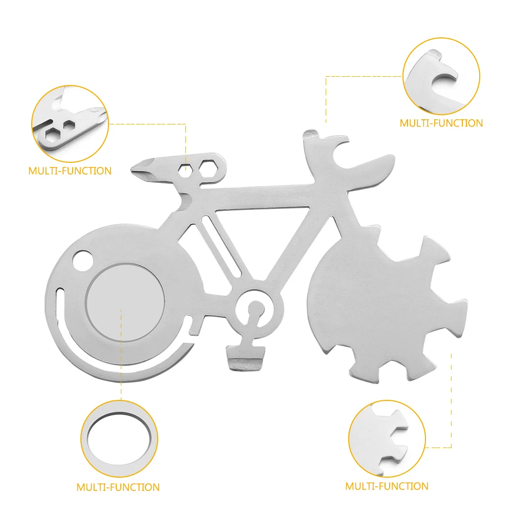 New Multi-purpose Bike EDC Tool Card Outdoor Camping Mini Pocket Tool Gift Customization