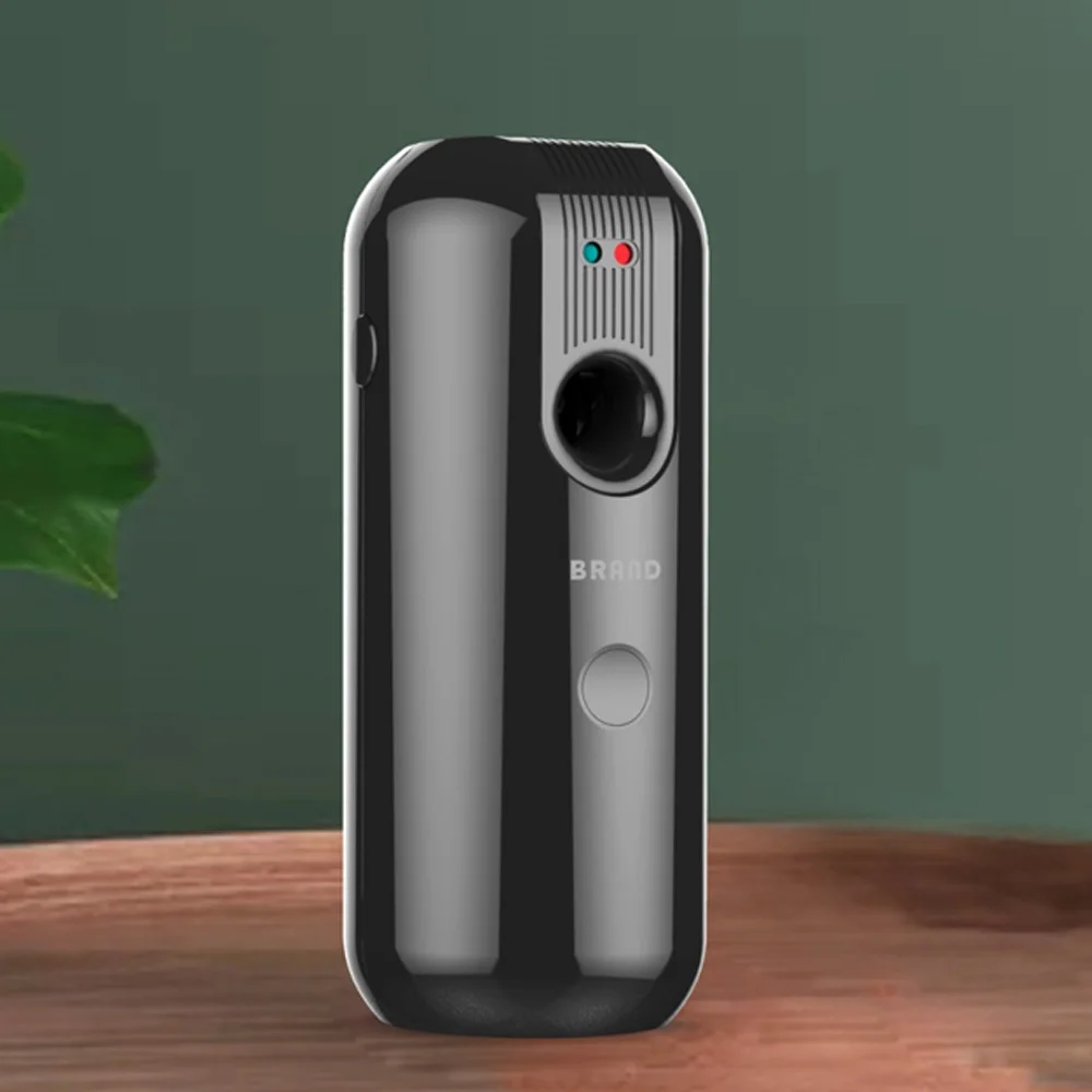 Home Indoor Wall Mounted Automatic Adjustable Fragrance Spray Plastic Button Air Freshener Dispenser for 250ml 300ml Refill Can