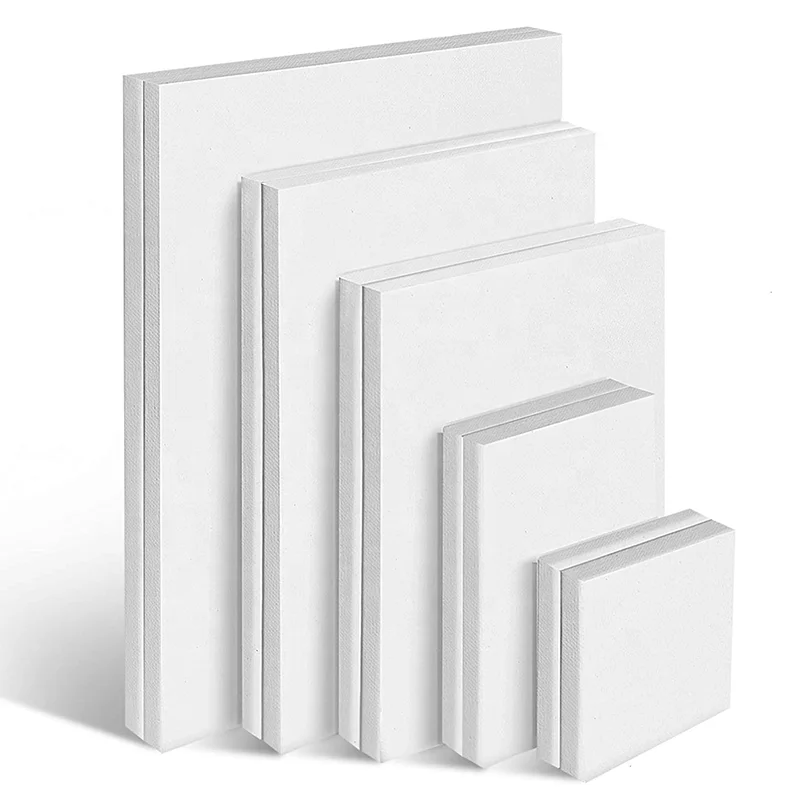 280g cotton blank canvas wooden picture frame various sizes of artist painting stretched canvas