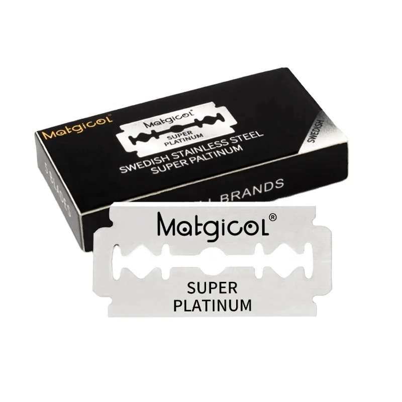 Wholesale Customized Private Label Sweden Imported Stainless Steel sharp Double Single Edge Razor Blade For Safety Razor