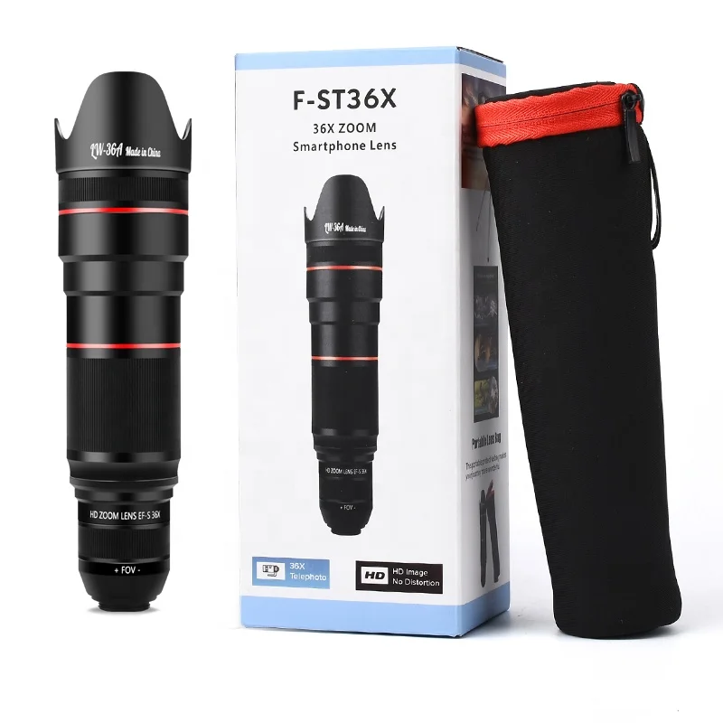 Good monocular telescope 36 times, high-definition magnifying lens 18x100 telescope and mobile phone telescope