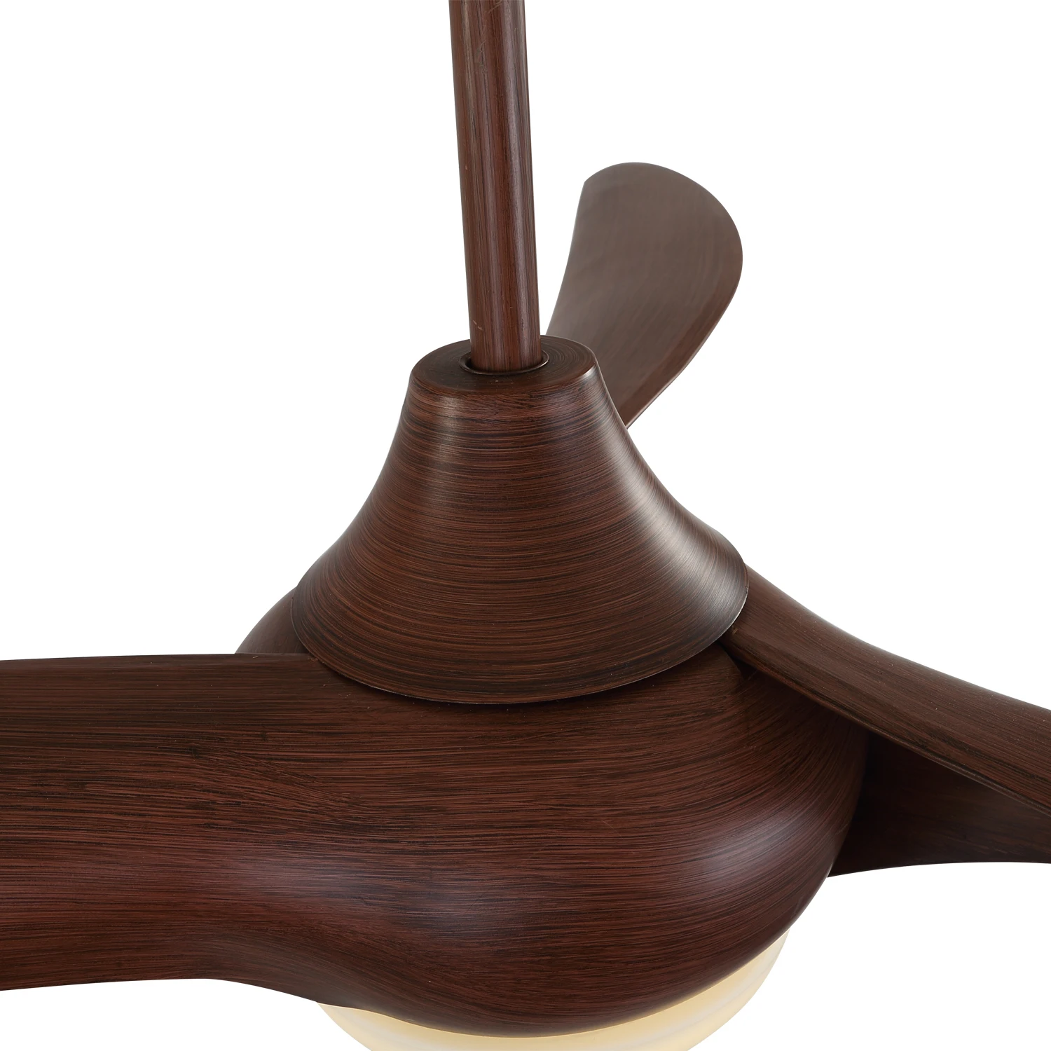 Factory Wholesale 48 Inch DC Home ABS Plastic Blade LED Module Decorative Ceiling Fan With Light