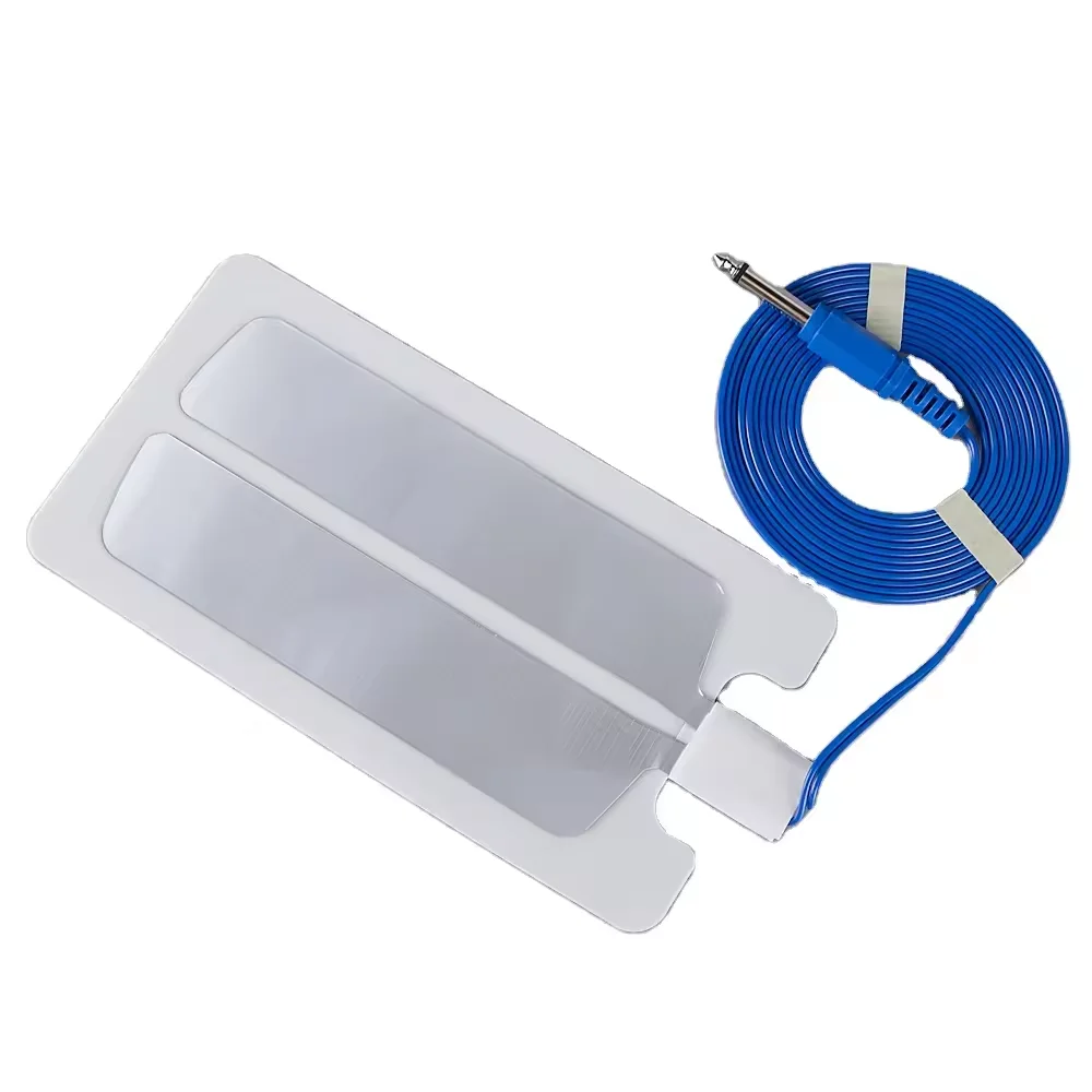 Adult Bipolar Disposable ESU Grounding Plate With Cable-Vallylab REM Connector Diathermy Pads