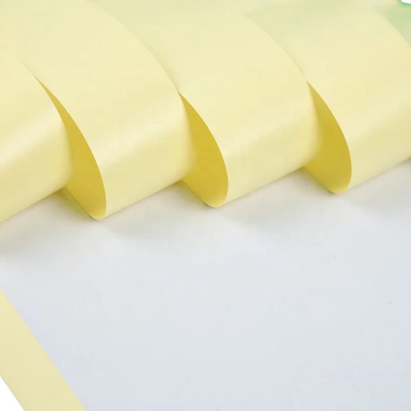 Premium quality glossy white mirror cast coated self adhesive label sticker paper