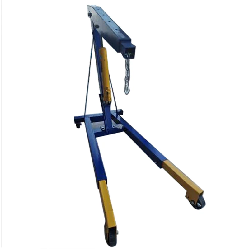 New Type Small Lifting Engine Hoists 2Ton Folding Hydraulic Workshop Crane