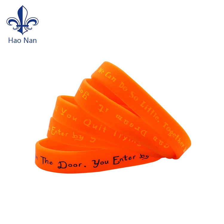 Cheap Custom Rubber Bracelet Maker Silicone Wrist bands with custom design logo