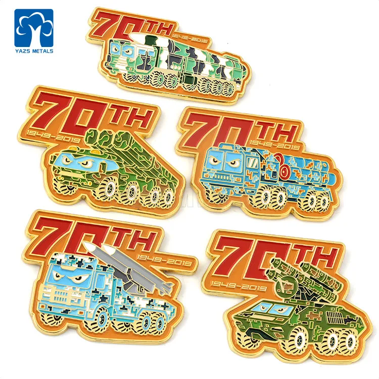 Fridge Magnet Manufacturer wholesale High quality Custom 3d Enamel Metal Souvenir  fridge magnets
