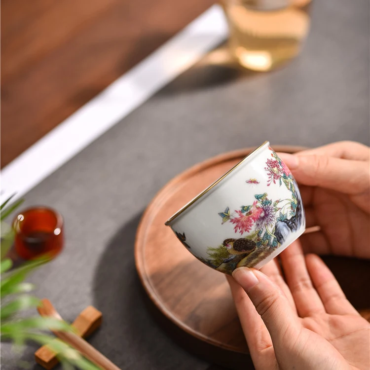 Китайские товары, оптовая продажа, Произведено в цзиндэчжэне, элегантный и со вкусом, изысканный чайник и чайная чашка, подарки