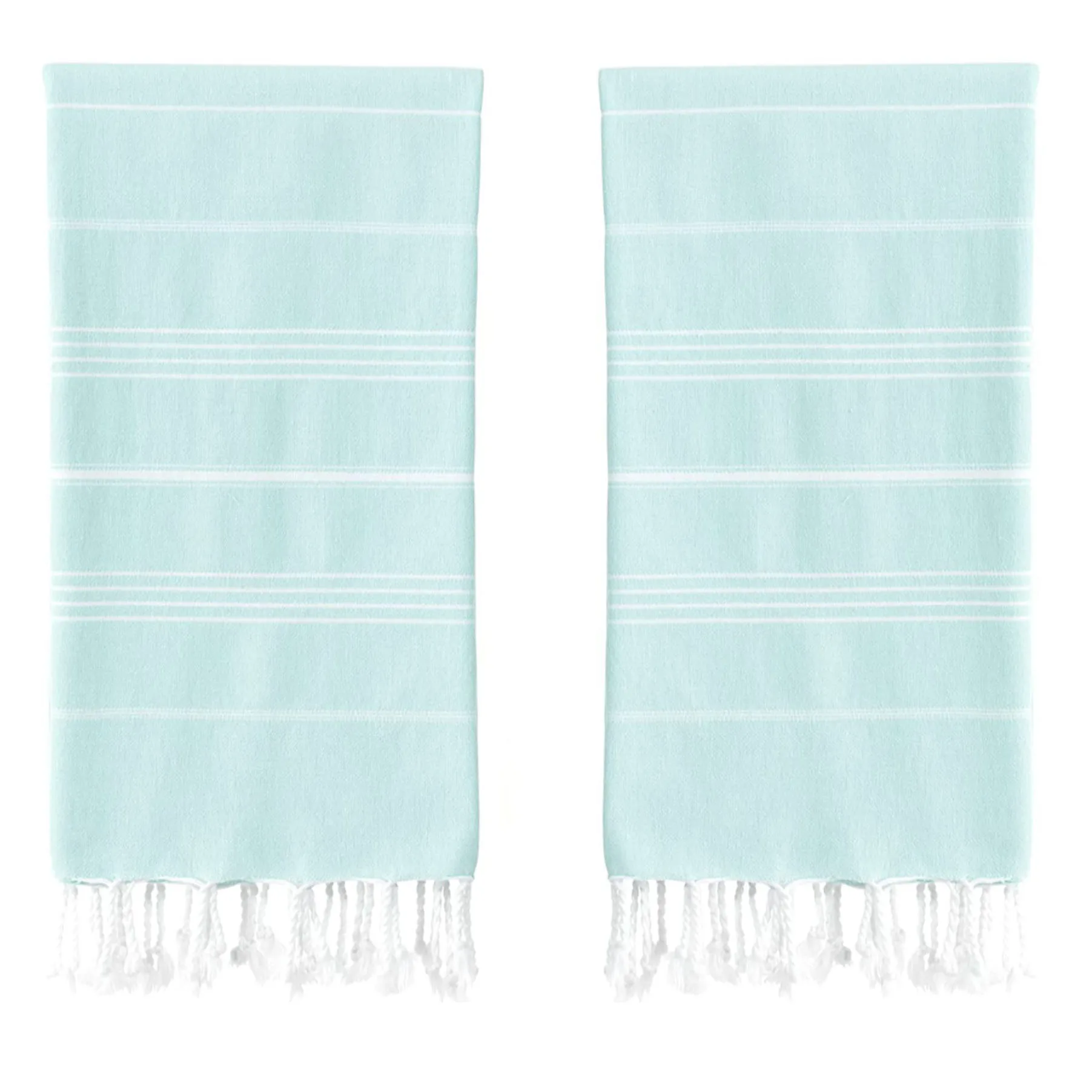 New arrival 90*180cm adult sand free shawl stripe turkish cotton beach towel with braid tassel