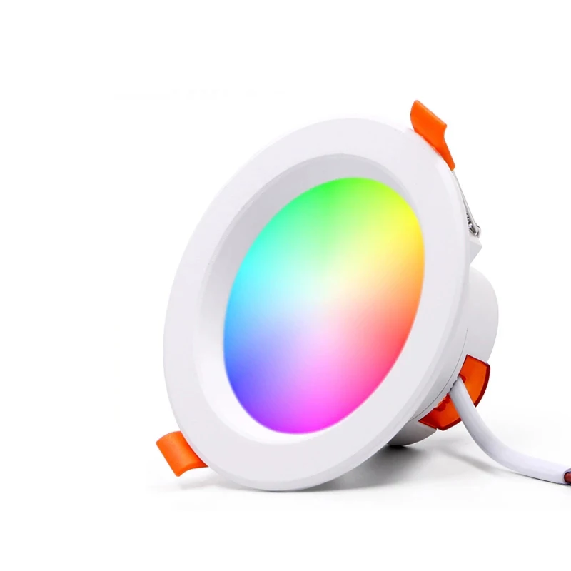 
Wifi Dimmable Cob Recessed Downlight 7w Led Down light Housing color changing remote smart Led Light Downlight 