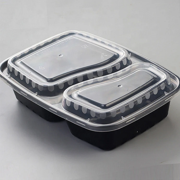 Одноразовые пластиковые пищевые контейнеры с крышками 2