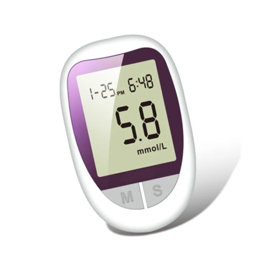 2022 HOT SALE Blood Glucose Meter Monitoring System with Test Strips for Home Hospital