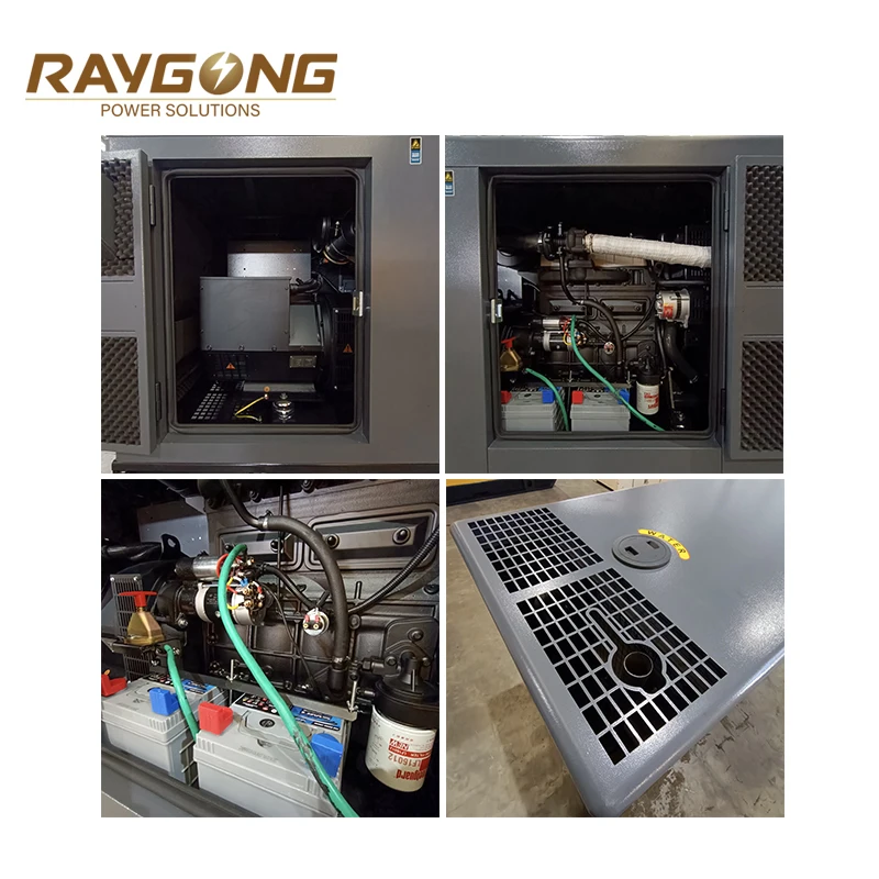 parkin cumming 220v 60hz 5kw 10kva 22kva multiquip soundproof diesel generator power plant 15kva price